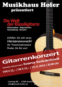 Die Welt der Klassikgitarre mit Ivana Solcaniova und Hanika Gitarren
